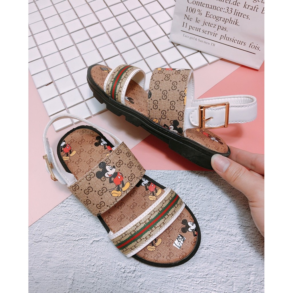 Sandal Mickey Bé Trai &amp; Bé Gái đẹp xinh chắc chân  [Kiếu Mới]