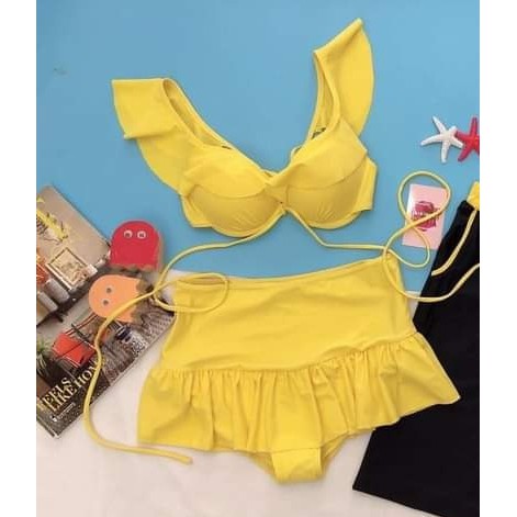 Bikini đồ bơi đi biển 2 mảnh cánh tiên quần váy đẹp VATIXA BKN43 | BigBuy360 - bigbuy360.vn