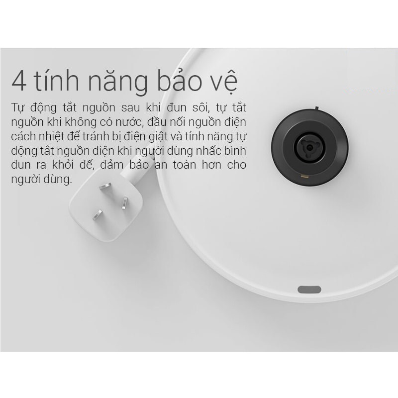 [HỎA TỐC 2H]Ấm Đun Nước Siêu Tốc Xiaomi 1S/1A 1.5L và 1.7L Giữ nhiệt An Toàn