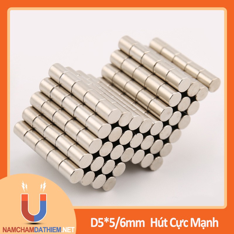 Nam Châm Viên D5*5/6mm, Dạng Miếng Đặc | BigBuy360 - bigbuy360.vn