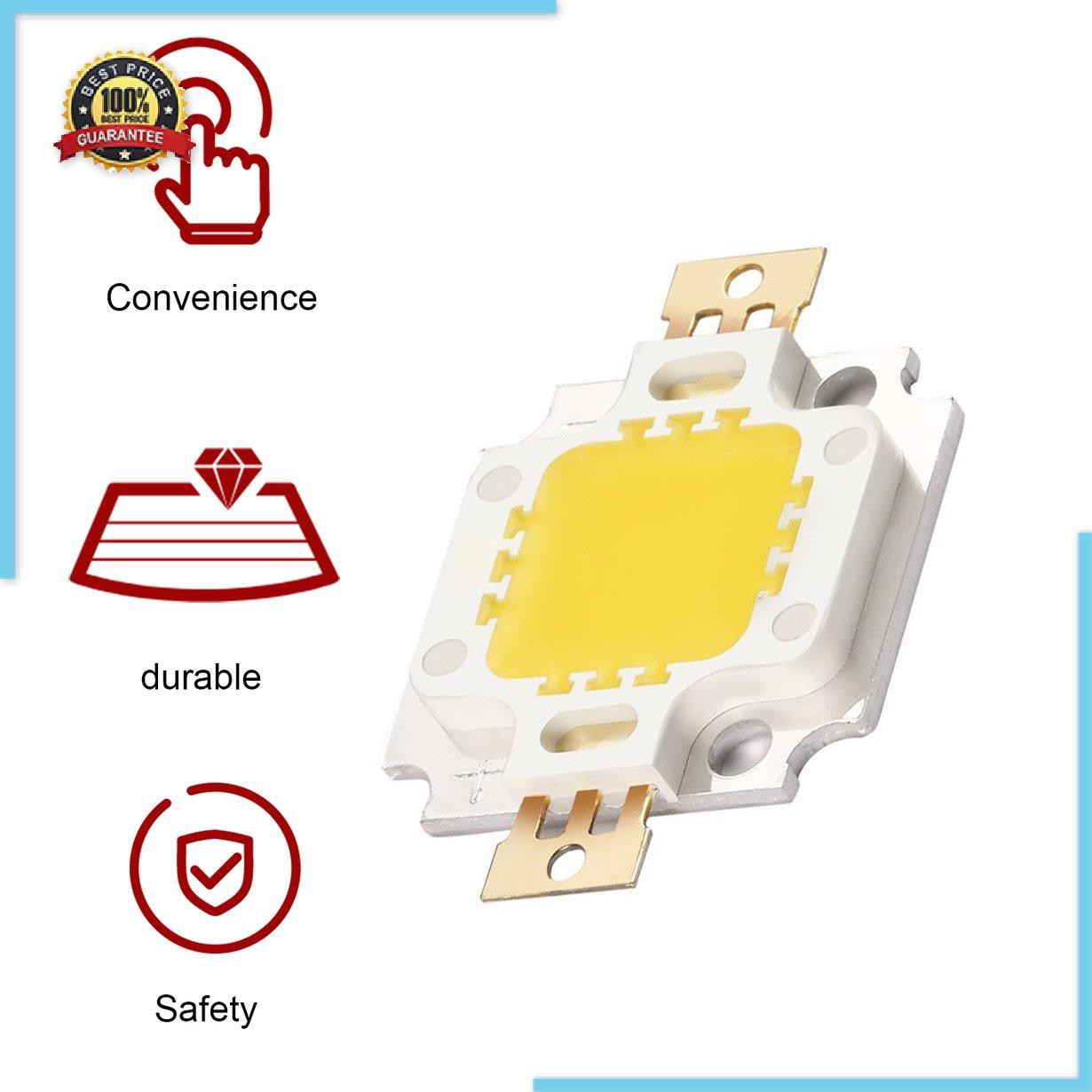 Chip Đèn Led Smd 10w Ánh Sáng Trắng Ấm Công Suất Cao