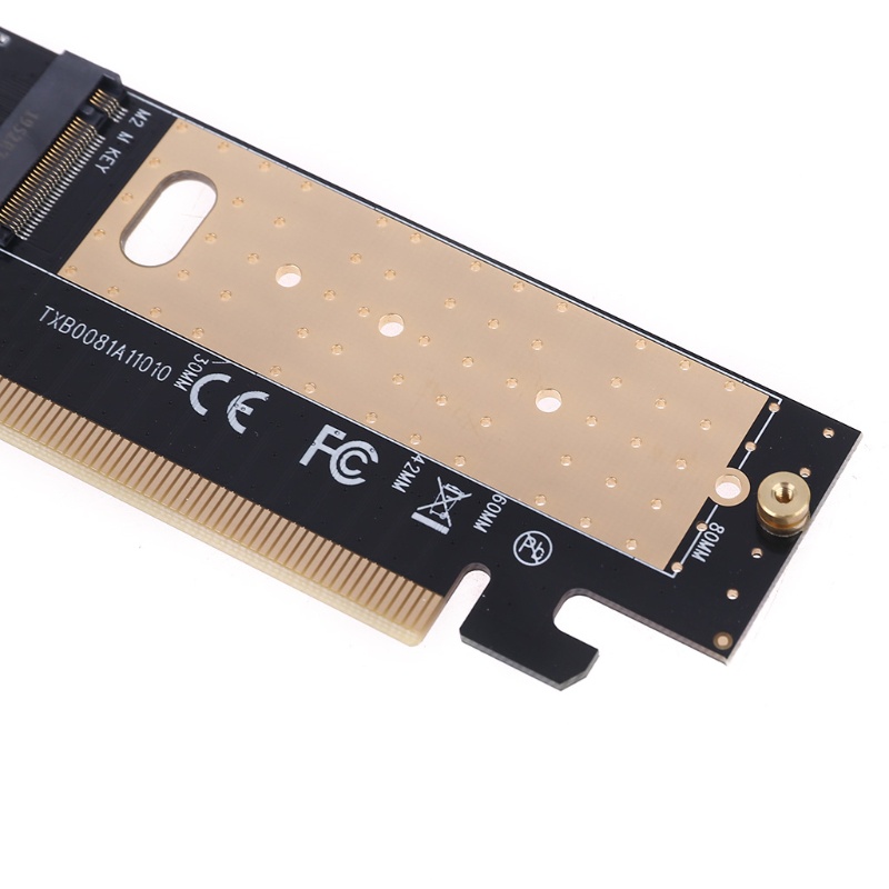 CRE  Add On Card M.2 NVMe SSD NGFF to PCIE X16 Adapter M Key Interface Expansion Card