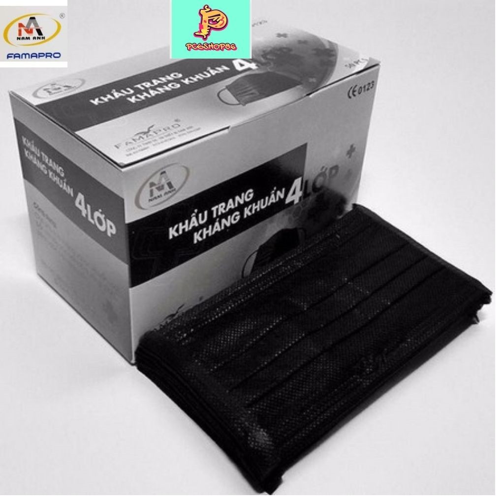 Khẩu trang y tế 4 lớp FAMAPRO Nam Anh cao cấp, kháng khuẩn/lọc mùi/ bụi mịn/than hoạt tính. khẩu trang. | BigBuy360 - bigbuy360.vn