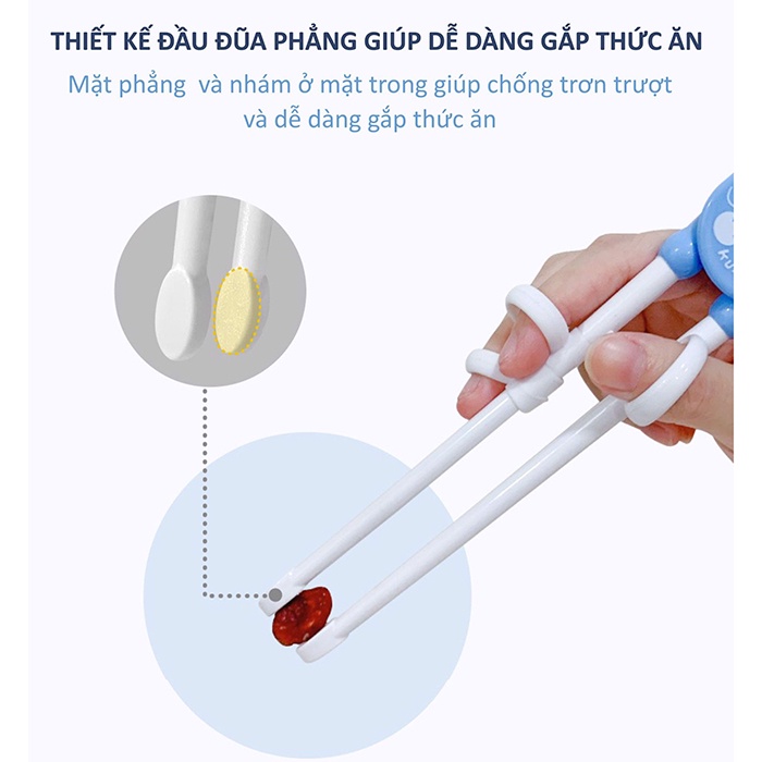 Đũa tập ăn cho bé ku.ku duckbill ku3038