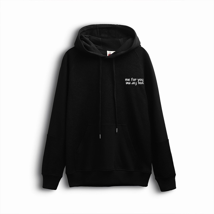 FREESHIP Áo nỉ hoodie in chữ You For Me,nỉ Bông cao cấp mềm mại dày dặn,áo nỉ bông unisex nam nữ,Freesize dưới 65k