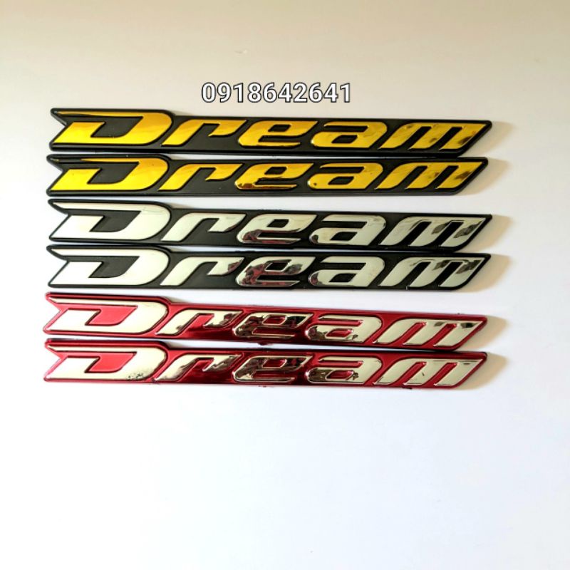 Bộ tem chữ dream xi cứng cao cấp