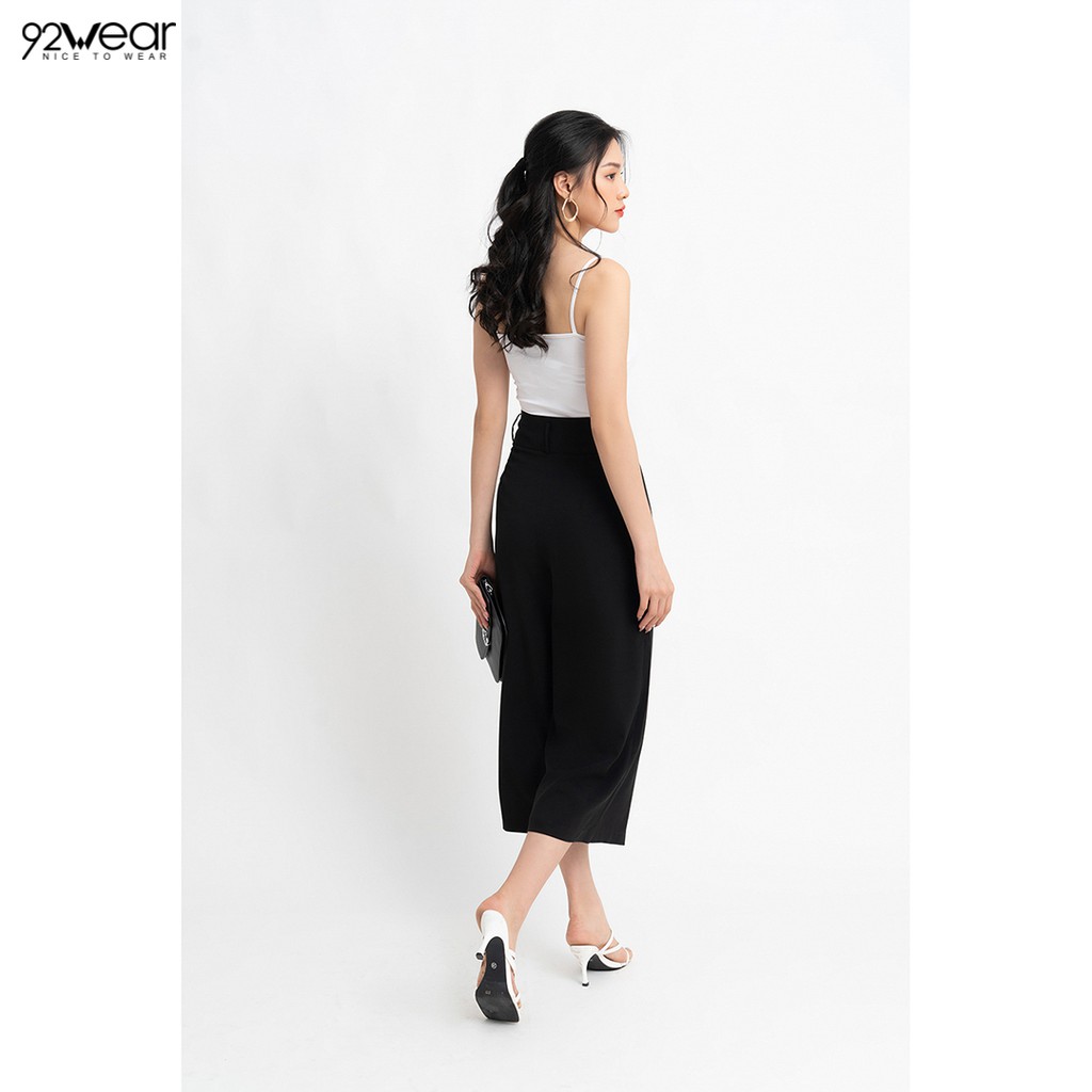 Quần âu công sở 92WEAR đủ màu, đủ size, ống rộng cạp cao QAW0925 | BigBuy360 - bigbuy360.vn
