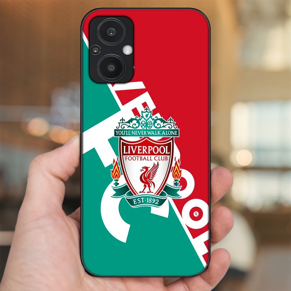 Ốp lưng Oppo Reno 7Z 5G viền đen in hình Liverpool FC