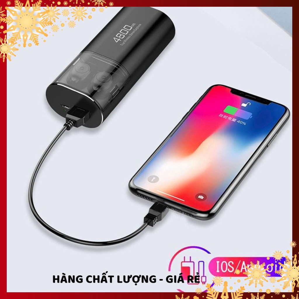 Tai nghe Bluetooth Không Dây Nhét Tai Kiêm Sạc Dự Phòng Amoi S11 TWS Nâng Cấp Hơn i7, i9, i12, F9, F9 Pro sounam.shop01