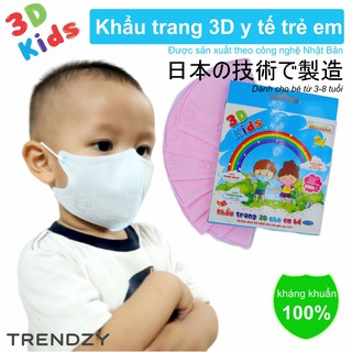 Combo 10 khẩu trang vải không dệt cho bé