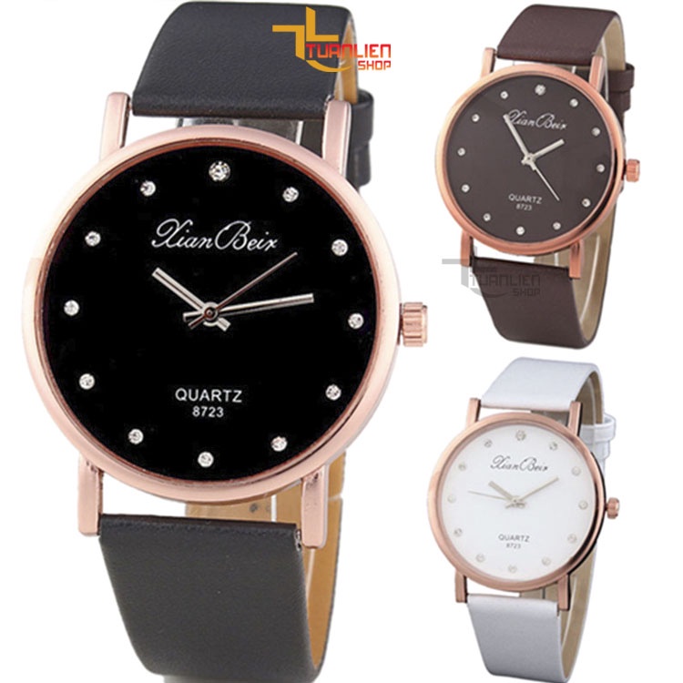 Đồng Hồ Nam Nữ TL939, Dây Da, Chịu Nước Tốt