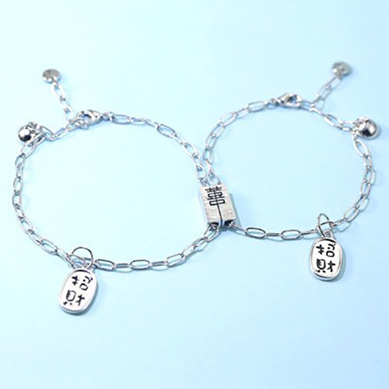 Cặp Vòng Tay Đôi Có Nam Châm Thời Trang - LIONKING