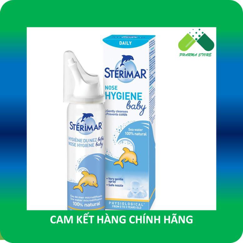 !!! Sterimar Nose Hygiene - Dung dịch xịt mũi hằng ngày đẳng trương [sterima, xịt mũi cá heo, nước rửa mũi)