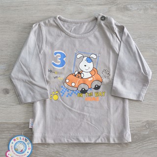 [Nhiều màu] AL0609 Áo dài tay cotton Hello BB - Hello B&B