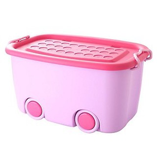 Thùng Nhựa đựng đồ có bánh xe hình ô tô