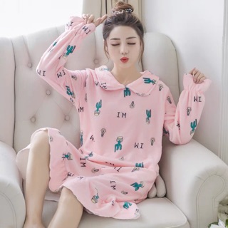 Váy ngủ bông siêu ấm và cute 🥦🥦🥦