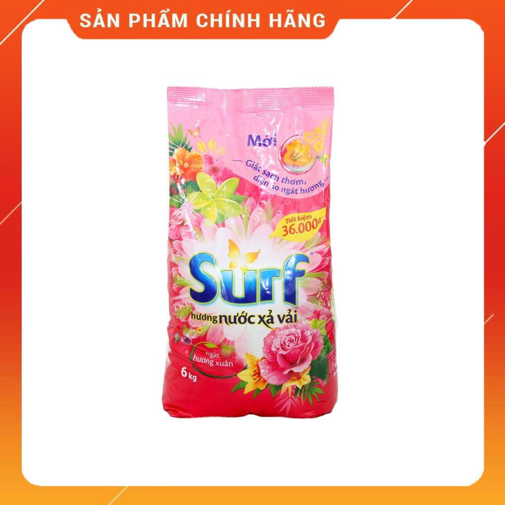 Bột giặt Surf hương Nước xả vải( túi mới 5.8kg)