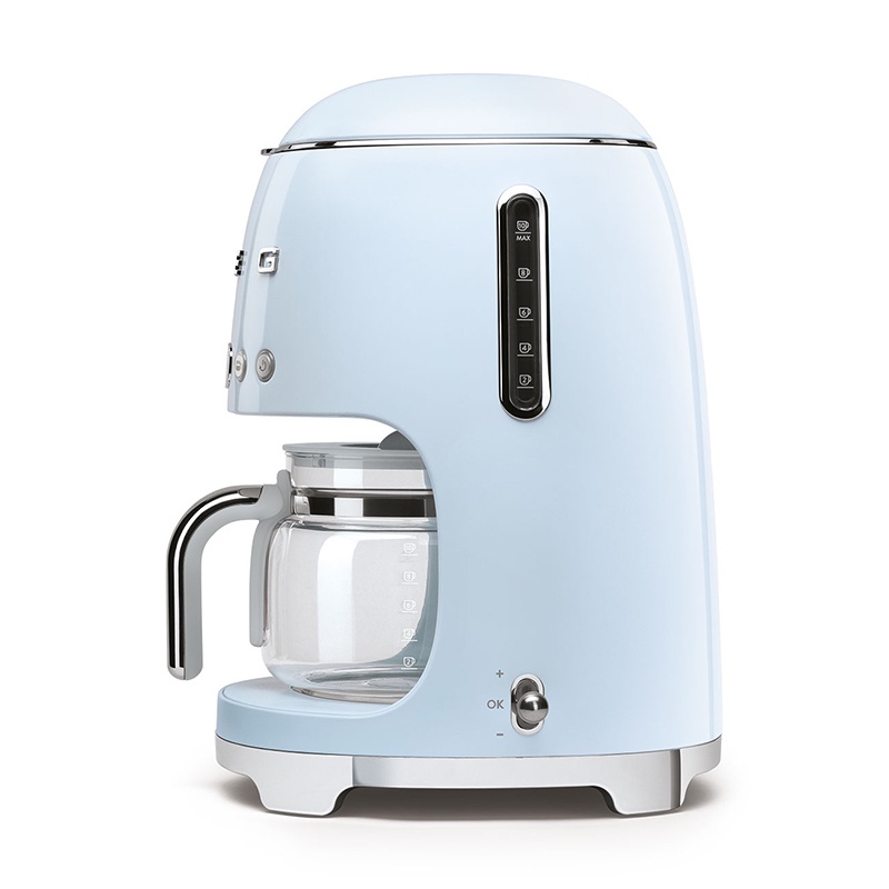 Máy pha cafe SMEG DCF02PBEU màu xanh blue hình trứng [HÀNG CHUẨN CHÍNH HÃNG]