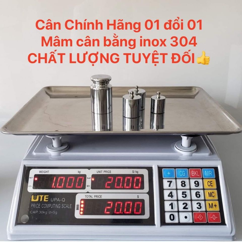 CÂN TÍNH TIỀN UPA-15/30KG , 100% CHẤT LƯỢNG
