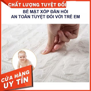 Xốp dán tường giả gạch 3d - khổ lớn 70x77cm