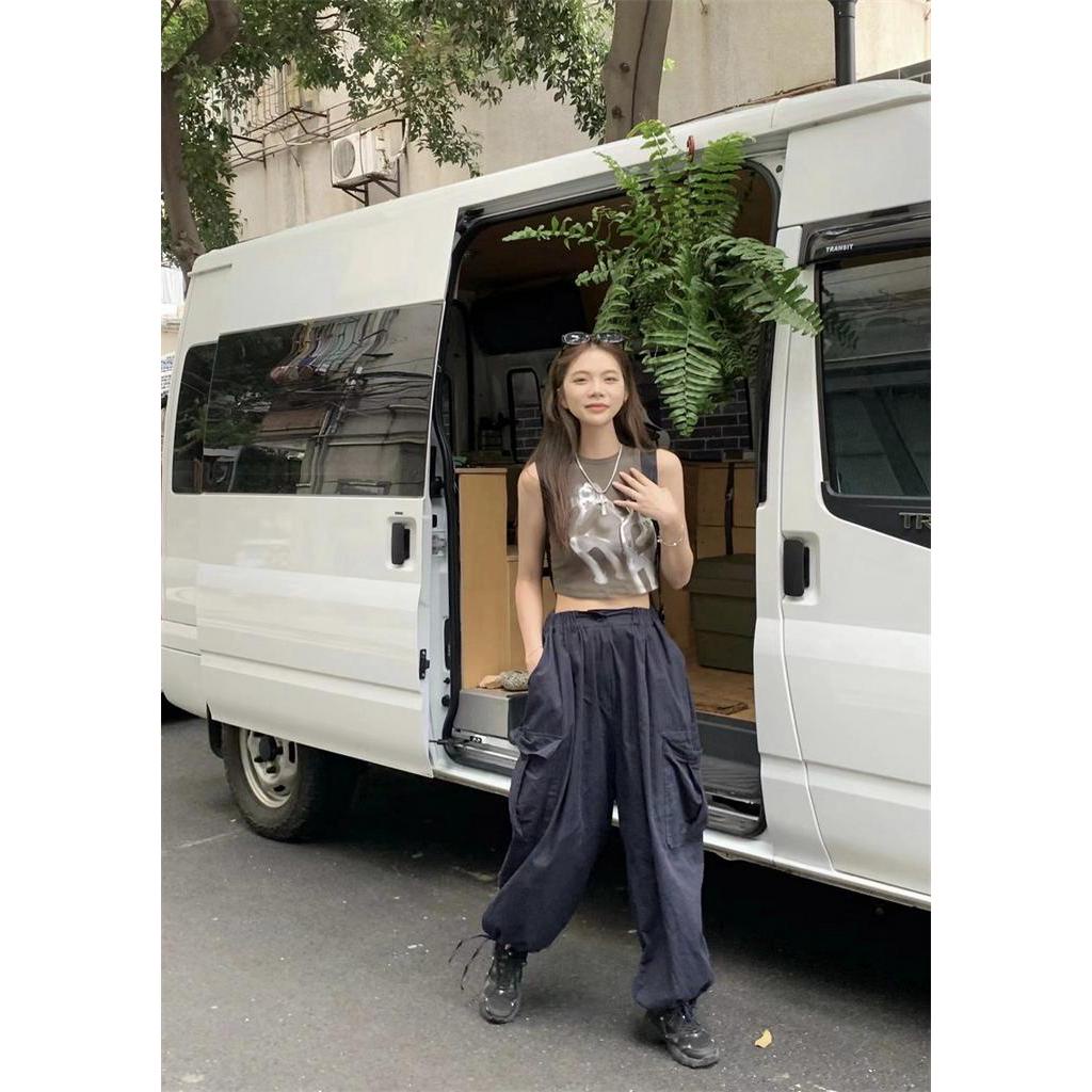 Áo Ba Lỗ Dáng Ôm In Họa Tiết Retro Mỹ 64247