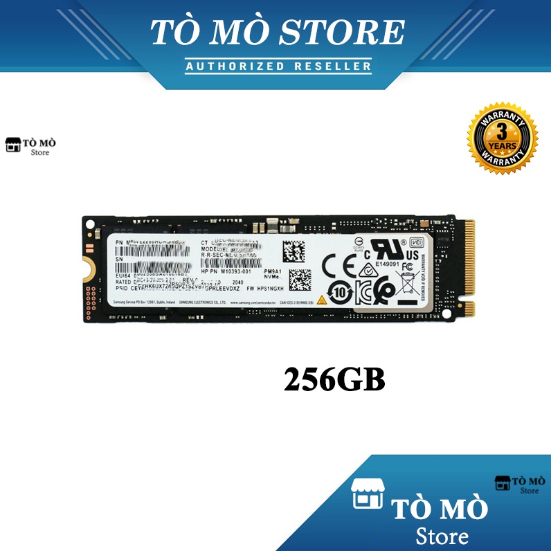 Ổ cứng SSD M.2 PCIe NVMe Samsung PM9A1 256GB ~ 6400MB/s bảo hành 3 năm