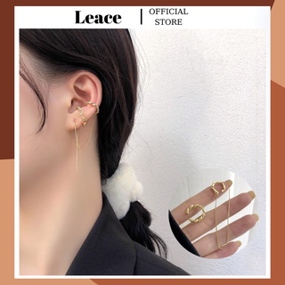 Bông tai khuyên tai kẹp vành 2 món sang chảnh ER070 Leace.accessories
