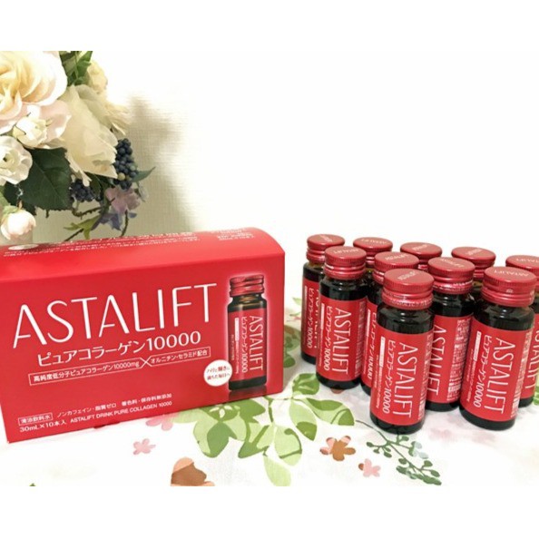 Nước uống bổ sung Collagen tinh khiết Astalift Drink Pure Collagen 10,000mg Nhật Bản | Thế Giới Skin Care