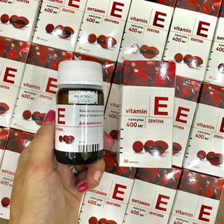 [Mã COSHOT8 giảm 10% đơn 350K] [Chính hãng] 1 Hộp 30 Viên Vitamin E Đỏ Hộp Thuỷ Tinh (chuẩn Nga 100%)