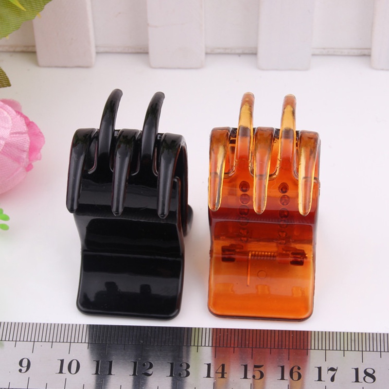 Kẹp tóc càng cua 3 răng 5 răng tạo xoăn nhẹ phong cách Hàn Quốc
