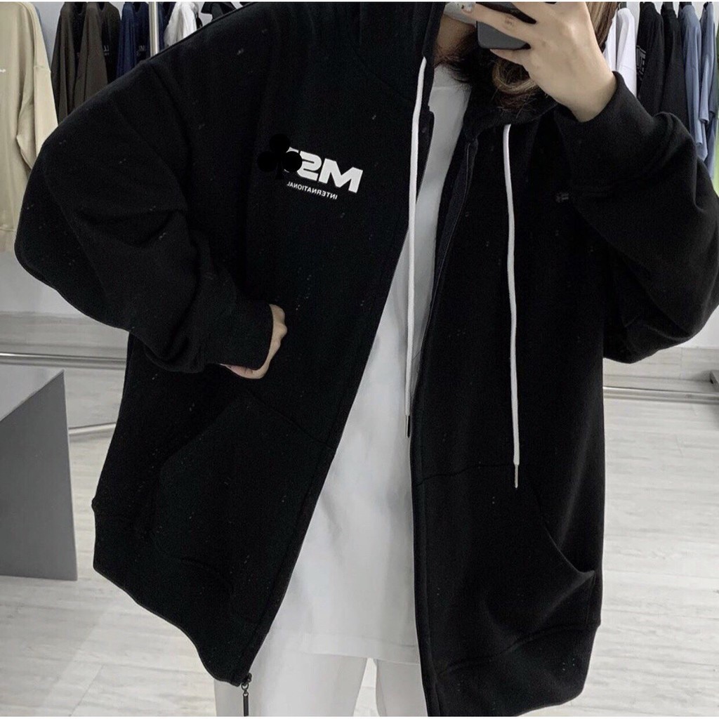 Áo khoác hoodie vải cotton unisex