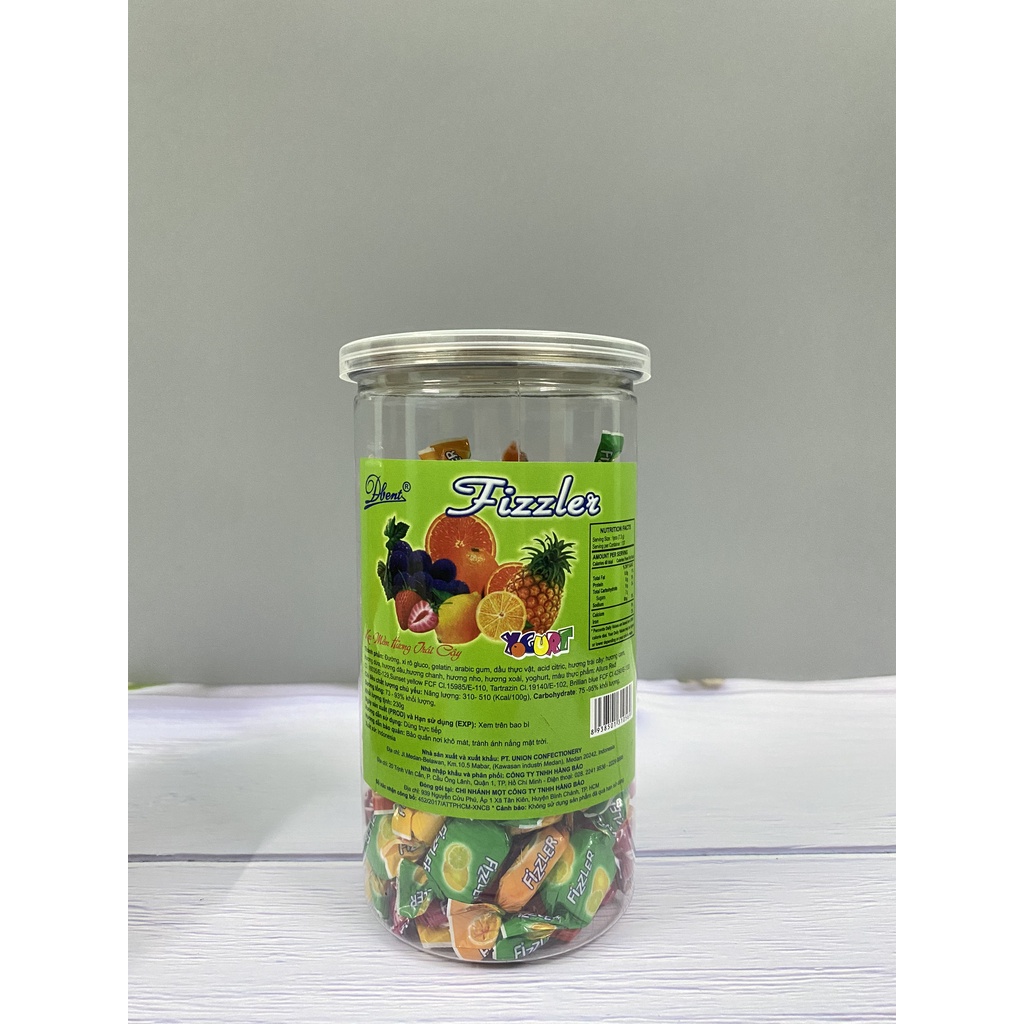 Kẹo Trái Cây Fizzler Hương vị đậm đà hàng nhập Indonesia