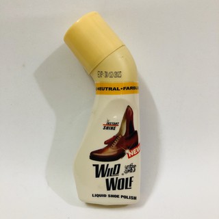 Xi đánh giày Xi nước đánh giày Wolf 75ml | đánh bóng giày da