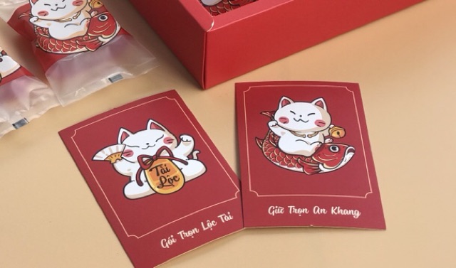 Set 20 thiệp xinh xắn