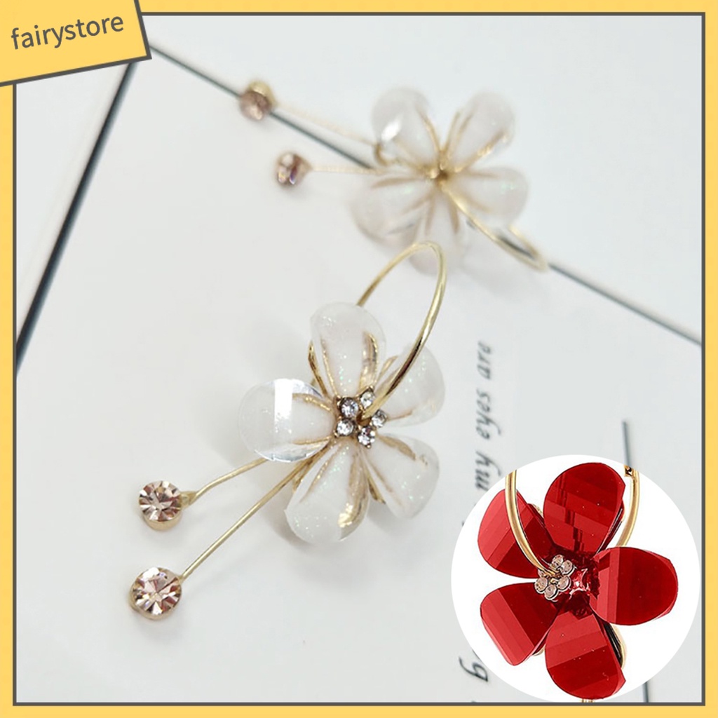 Đôi khuyên tai hình hoa phong cách Hàn Quốc duyên dáng và sành điệu cho nữ