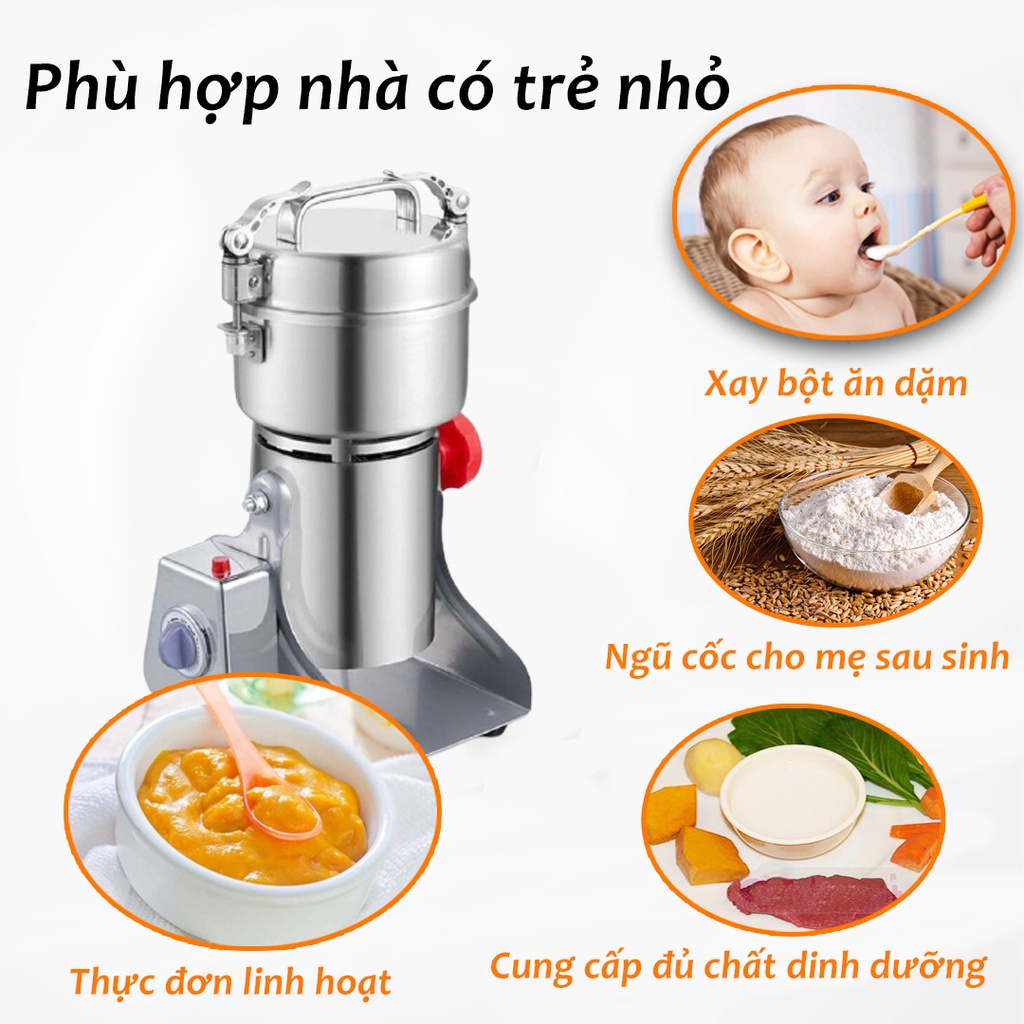 MÁY XAY BỘT KHÔ ĐA NĂNG TẠI NHÀ SEKA - Làm bánh, xay thịt cá, giò, chả, rau củ quả, nấu ăn chưa bao giờ đơn giản đến thế