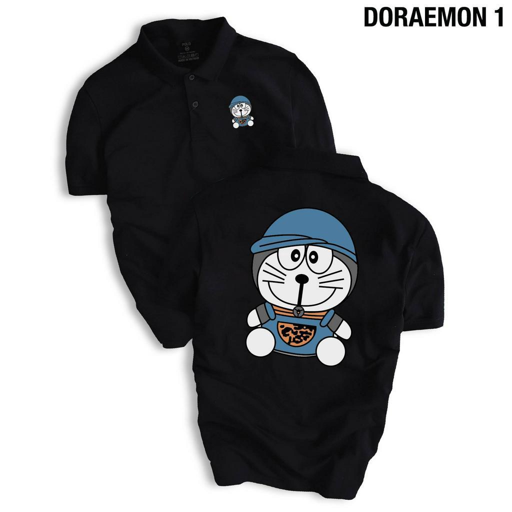 Áo thun POLO nam nữ DORAEMON 1 thiết kế đáng yêu, cá tính, hình in sắc nét nổi bật