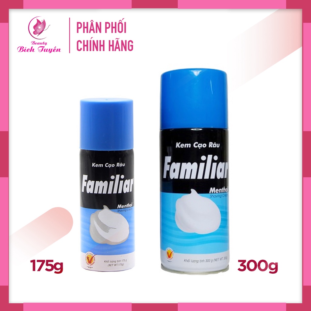 Kem Cạo Râu FAMILIAR Tạo Bọt 175g-300g BT Cosmetic