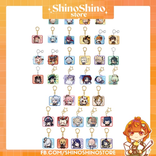 móc khóa acrylic chibi GENSHIN IMPACT từ official shop