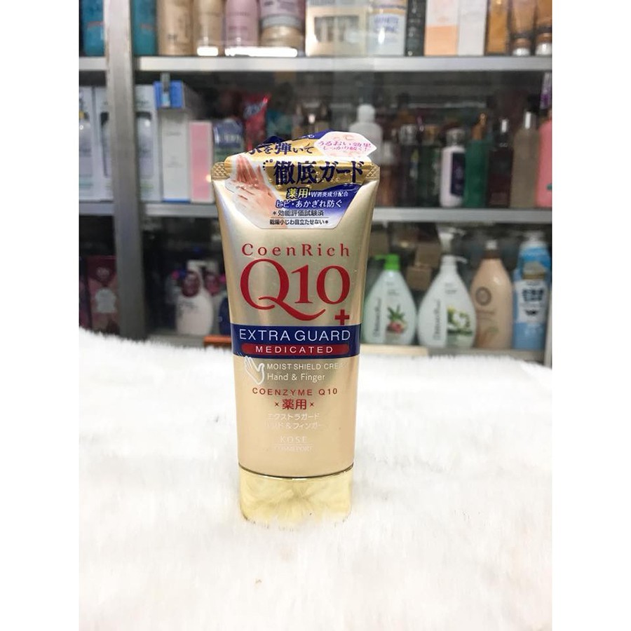 Kem dưỡng da tay cấp ẩm trắng mịn kose coen rich q10 extra guard medicated moist shield cream hand & finger - Lamicare | BigBuy360 - bigbuy360.vn