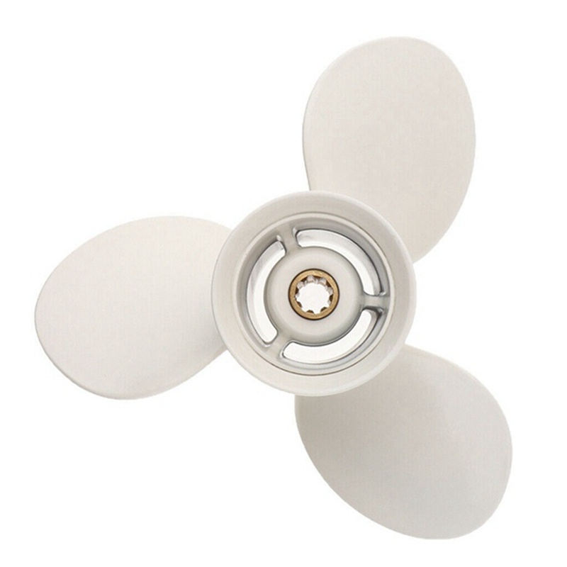 Cánh Quạt Hợp Kim Nhôm 3 Lưỡi 8 Cánh Cho Động Cơ Thuyền Yamaha 9.9Hp 15Hp 9 1 / 4 X10 63V-45952-10-EL