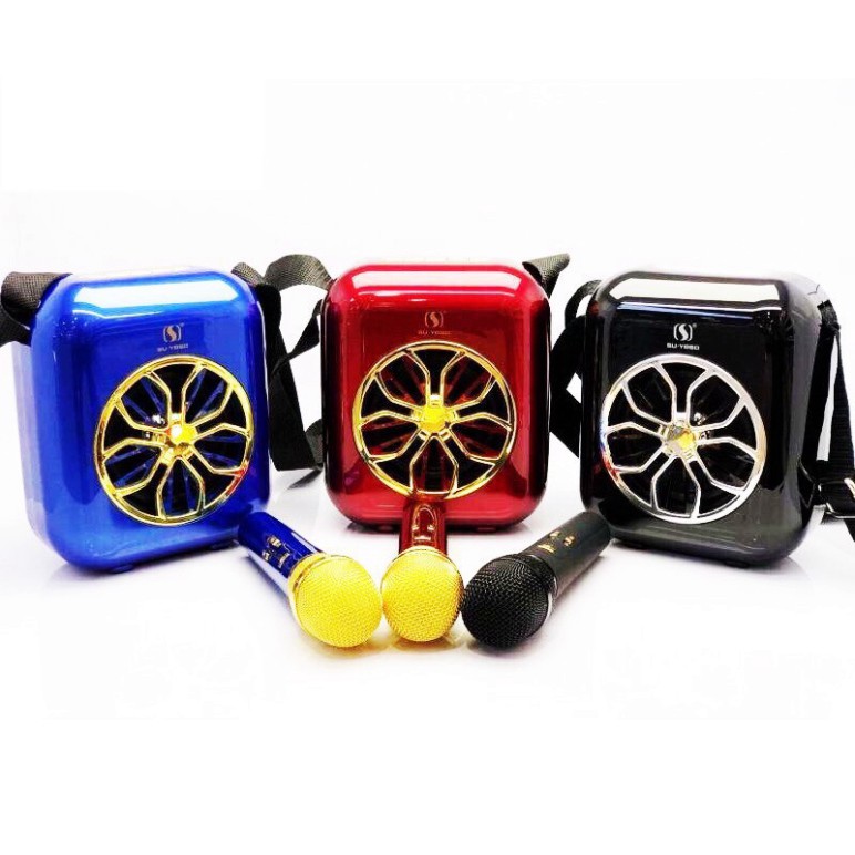 Loa KARAOKE MINI A20 Kiêm loa trợ giảng bluetooth tặng 1 micro không dây