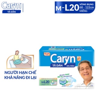 Combo 5 TÃ DÁN CARYN bỉm người lớn Cho Mẹ Sau Sinh,Lõi bông mềm thấm hút mỏng nhẹ,bề mặt khô thoáng