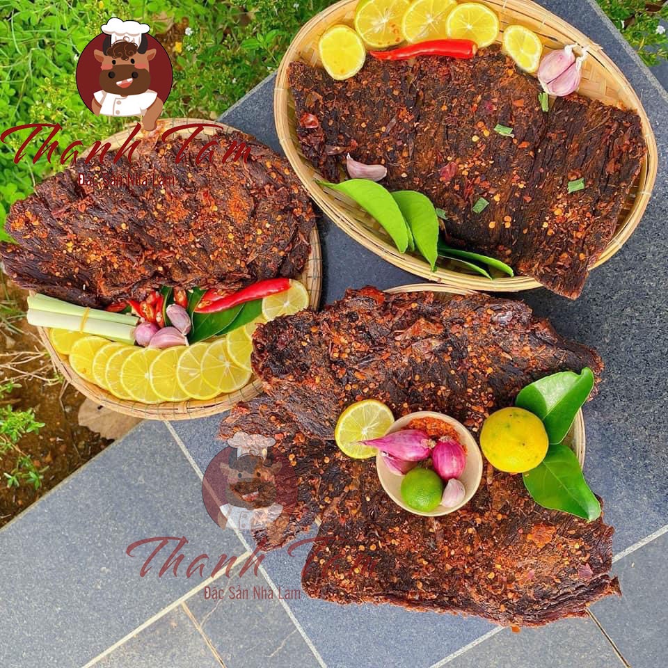 Bắp Bò Khô Miếng Mềm - Bò Khô HandMade Đặc Biệt Thơm Ngon Đậm Vị - Bò Khô Thanh Tâm