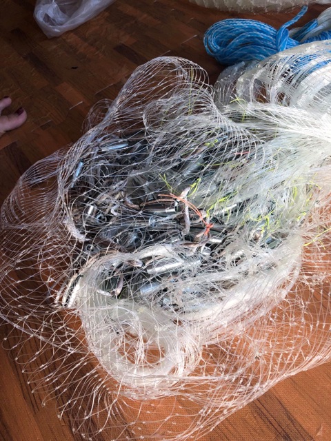 Chài đánh bắt cá chân chì mắt thưa 3 size chuyên đánh bắt cá to ở vùng nước chảy xiết - ĐỒ CÂU PHÍA BẮC - S19