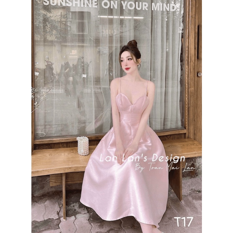 (FREE SHIP) MẪU MỚI ĐẦM XÒE NỮ TAFTA HAI DÂY DỰ TIỆC SANG CHẢNH NHƯ CÔNG CHÚA PU HHP