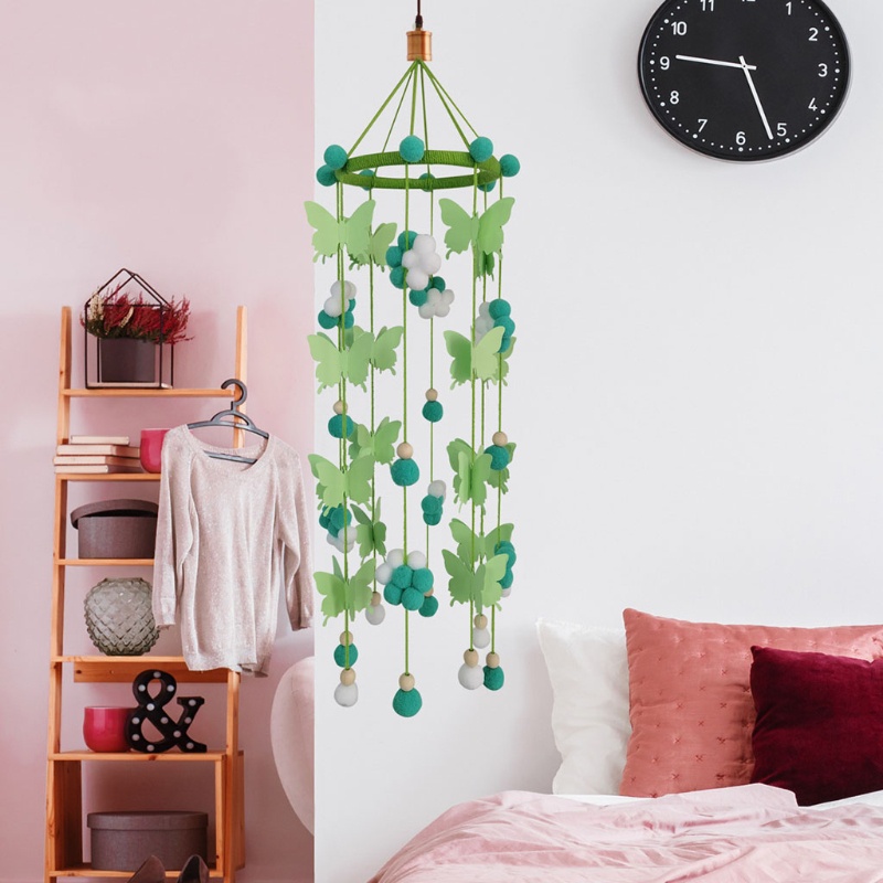 Chuông Gió Hình Bướm Xinh Xắn Trang Trí Phòng Bé Sơ Sinh