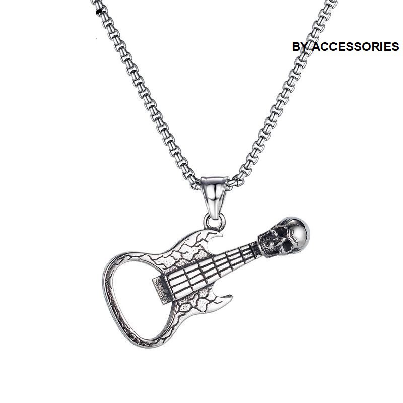 Dây chuyền titan đàn guitar không gỉ