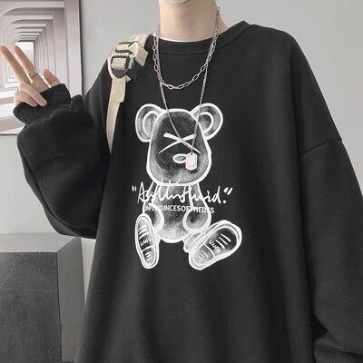 Áo Sweater JL Oversize Ex Bear, JACKLANE, Áo nỉ chui đầu Unisex Jack Lane | BigBuy360 - bigbuy360.vn