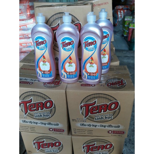 Nước Rửa Chén Sinh Học Tero Hương Quế Cam, chanh  700g